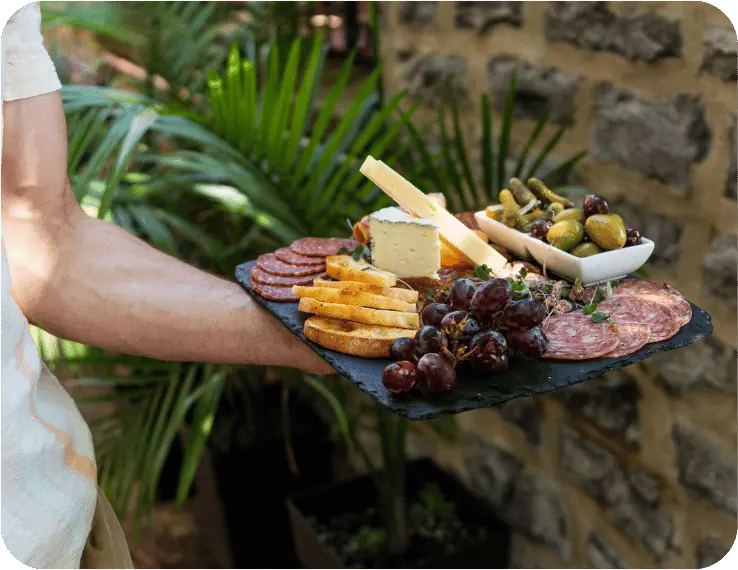Planche de charcuterie et fromage